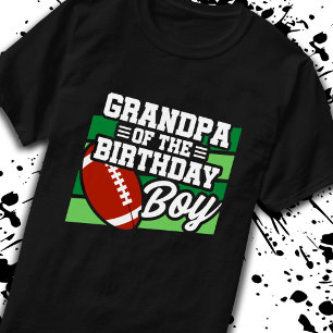 Großvater des Geburtstagsjungen Fußballs Großvater T-Shirt