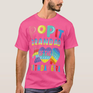 Großvater des Geburtstagsmädchen Pop It Einicorn B T-Shirt