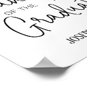 Großvater des Graduate Memorial Reservierte Sitzpl Poster (Ecke)