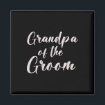 Großvater des Groom-T-Shirt-Hochzeitsteams der Gro Magnet<br><div class="desc">Großvater des Groom-T-Shirt-Hochzeitsteams des Groomvaters</div>