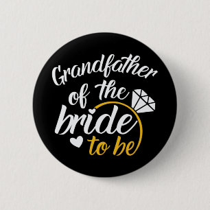 Großvater des Großen Hochzeitstages Button