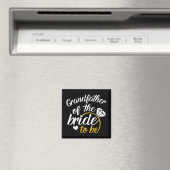 Großvater des Großen Hochzeitstages Magnet (In Situ (Geschirrspüler))