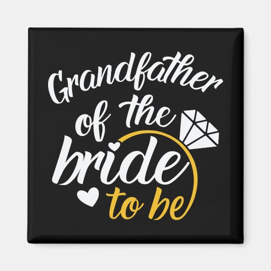 Großvater des Großen Hochzeitstages Magnet (Vorne)