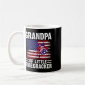 Großvater des kleinen Firecracker am 4. Juli Gran Kaffeetasse (Links)