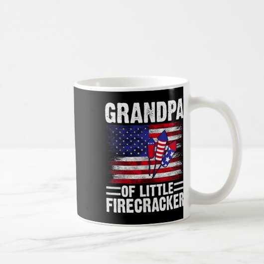 Großvater des kleinen Firecracker am 4. Juli Gran Kaffeetasse (Rechts)