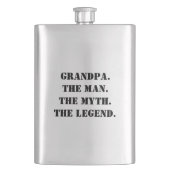 Großvater des Mannes der Mythos der legendäre benu Flachmann (Vorderseite)