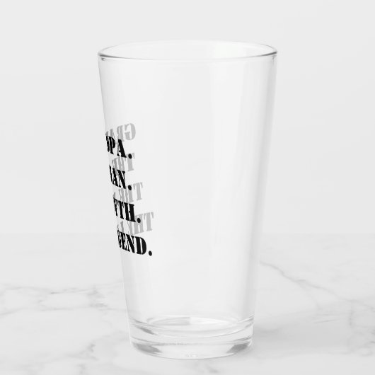 Großvater des Mannes der Mythos der legendäre benu Glas (Links)