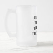 Großvater des Mannes der Mythos der legendäre benu Mattglas Bierglas (Links)