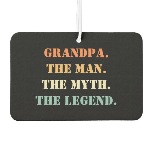 Großvater des Mannes Der Mythos Der legendäre Vate Autolufterfrischer (Rückseite)