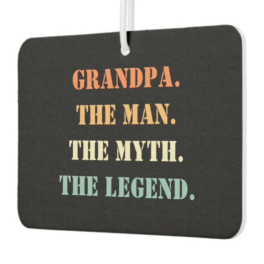 Großvater des Mannes Der Mythos Der legendäre Vate Autolufterfrischer (Links)