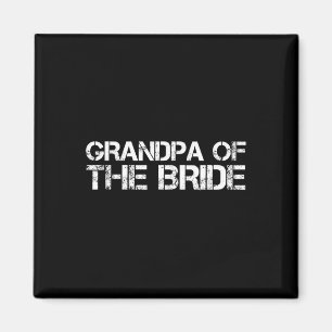 Großvater des Party des Brautwitterzerhauses Gif Magnet