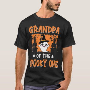 Großvater des Spooky One, 1. Geburtstags Halloween T-Shirt