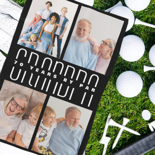 Großvater des Vaters zum Par Golfhandtuch