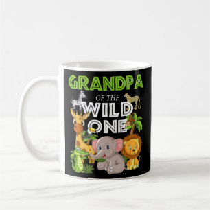 Großvater des Wilden Zoo Birthday Safari Kaffeetasse