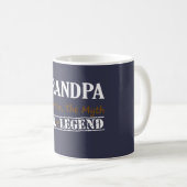 Großvater die Legende Kaffeetasse (VorderseiteRechts)