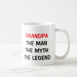 Großvater die Mannmythos- Legenden-Tasse Kaffeetasse