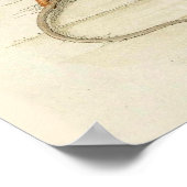 Großvater Dormouse Reading Newspapier Poster (Ecke)