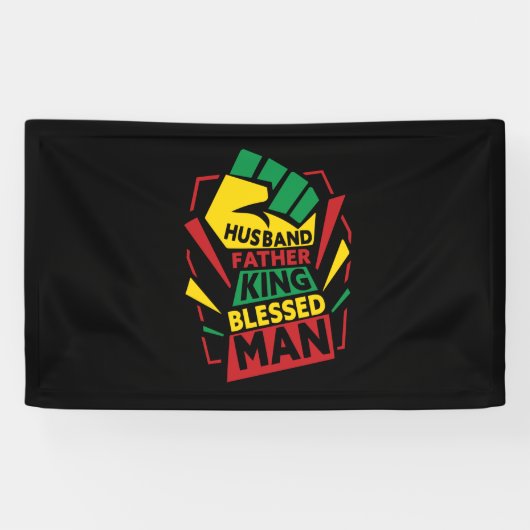 Großvater | Ehemänner Vater und König Banner (Horizontal)