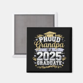 Großvater einer 2025 Abschluss-Graduate-Familie Magnet (Vorderseite/Rückseite)