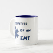 Großvater eines EMT Zweifarbige Tasse (Vorderseite Links)