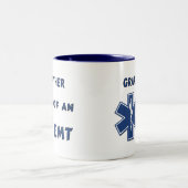Großvater eines EMT Zweifarbige Tasse (Mittel)