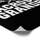 Großvater eines Lacrosse Players Großvater Poster (Ecke)