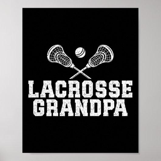 Großvater eines Lacrosse Players Großvater Poster (Vorne)