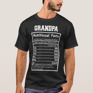 Großvater Ernährung Funny Facts T-Shirt