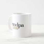 Großvater Est 2010 Kaffeetasse (Vorderseite Links)