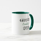 Großvater Est. Geschenk-Tasse 2018 Tasse (VorderseiteRechts)