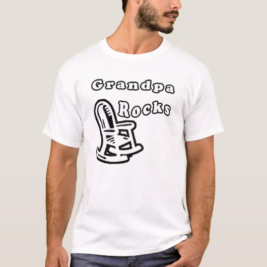 Großvater-Felsen - BW T-Shirt (Vorderseite)