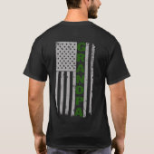 Großvater Flag Pride T-Shirt (Rückseite)