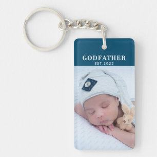 Großvater Foto im Jahr Schlüsselanhänger