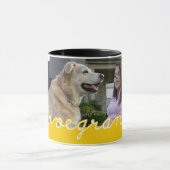 Großvater Foto Tasse Maßgeschneiderte Tasse des Va (Zentrum)