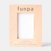 Großvater Funny Definition Etted Picture Frame Geätzte Rahmen (Vorderseite)