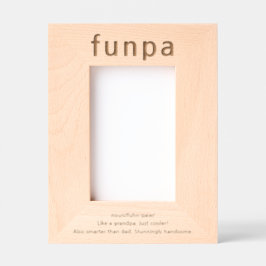 Großvater Funny Definition Etted Picture Frame Geätzte Rahmen