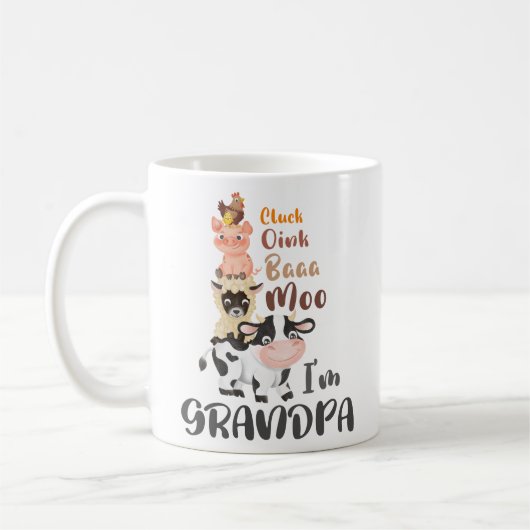 Großvater für Landtiere Kaffeetasse (Links)