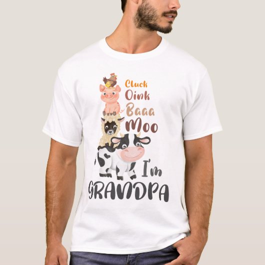 Großvater für Landtiere T-Shirt (Vorderseite)