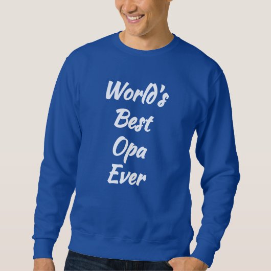 Großvater-Geschenk - Der beste Opa der Welt Sweatshirt (Vorderseite)