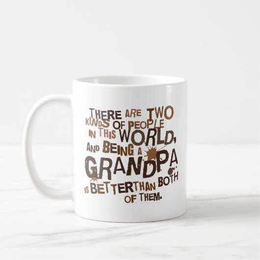 Großvater-Geschenk Kaffeetasse (Links)