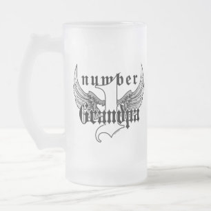 Großvater-Glas-Tasse der Nr.-eine Mattglas Bierglas