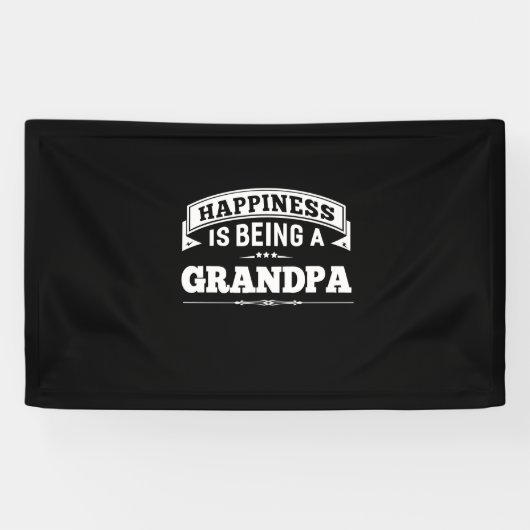 Großvater | Glück ist ein Großvater Banner (Horizontal)
