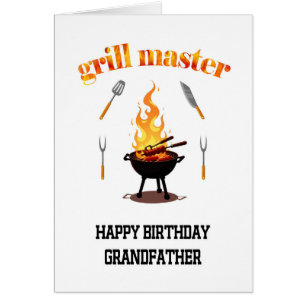 Großvater Grill Master Geburtstag