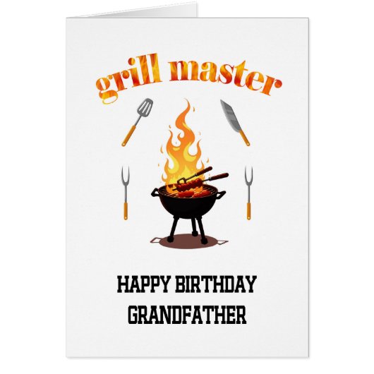 Großvater Grill Master Geburtstag (Vorne)