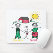 Großvater-Großmutter u. ich Mousepad (Mit Mouse)