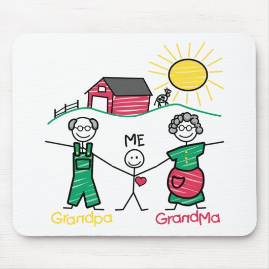 Großvater-Großmutter u. ich Mousepad (Vorne)
