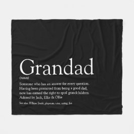 Großvater Großvater - Definition Fleecedecke