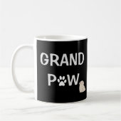Großvater Großvater Hund Großvater Vatertag Kaffeetasse (Links)