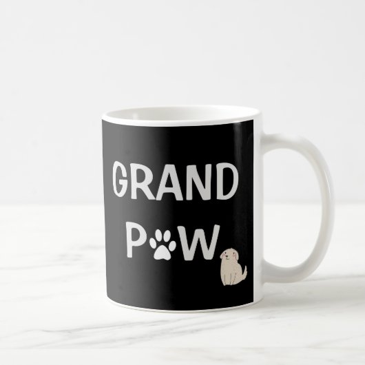 Großvater Großvater Hund Großvater Vatertag Kaffeetasse (Rechts)