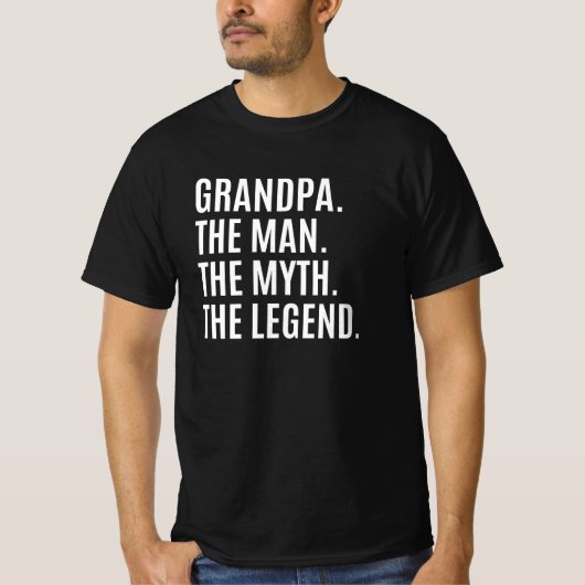 Großvater/Großvater T-Shirt (Vorderseite)